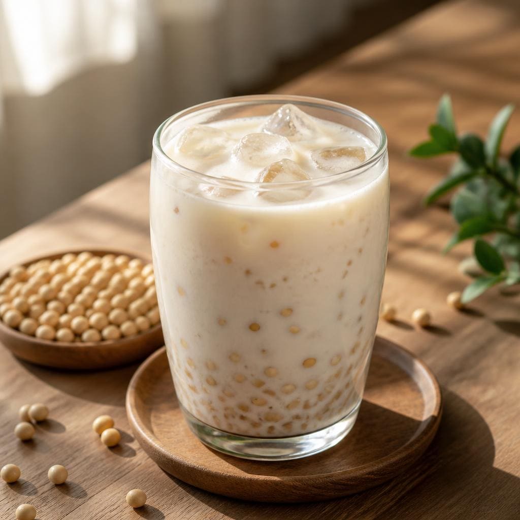 Bakmi Golek Es Susu Kacang Kedelai